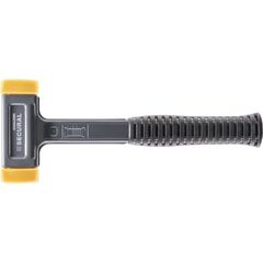  SECURAL-Schonhammer ‒ Kopf und Stiel bruchsicher aus einem Stück Stahl, Schlageinsätze rechteckig SECURAL-Schonhammer, rückschlagfrei,30x40,Polyurethan 12403943