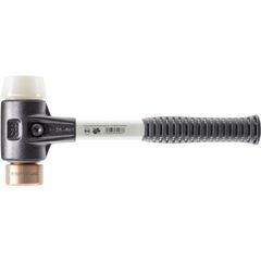  SIMPLEX-Schonhämmer ‒ mit verstärktem Stahlgussgehäuse und Fiberglasstiel SIMPLEX-Schonhammer
mit verstärktem Stahlgussgehäuse und Fiberglasstiel,
Ø 30,
Kupfer / Nylon 12404157