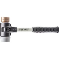  SIMPLEX-Schonhämmer ‒ mit verstärktem Stahlgussgehäuse und Fiberglasstiel SIMPLEX-Schonhammer
mit verstärktem Stahlgussgehäuse und Fiberglasstiel,
Ø 40,
TPE-mid / Kupfer 12404136