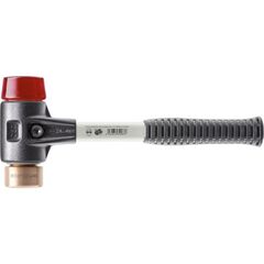  SIMPLEX-Schonhämmer ‒ mit verstärktem Stahlgussgehäuse und Fiberglasstiel SIMPLEX-Schonhammer
mit verstärktem Stahlgussgehäuse und Fiberglasstiel,
Ø 40,
Kupfer / Plastik 12404154