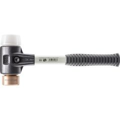  SIMPLEX-Schonhämmer ‒ mit verstärktem Stahlgussgehäuse und Fiberglasstiel SIMPLEX-Schonhammer
mit verstärktem Stahlgussgehäuse und Fiberglasstiel,
Ø 30,
Kupfer / Superplastik 12404155