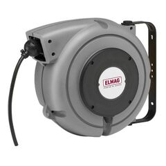  Serie DATAFLUX ELMAG Autom. Kabel-/Luftaufroller ZECA TWIN REEL 7410 CT, 7 m, 4x1,0mm² + 4x6 mm, IP 42 (1,5 m Zuleitung, ohne Stecker u. Kuppl.) 12412146