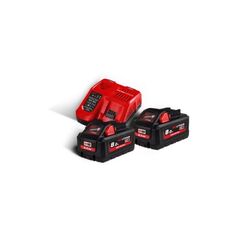  Aktions-Sets Milwaukee Akku Starter Set 2 x 8,0 Ah 12466235