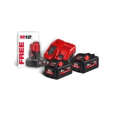  Akkus und Ladegeräte Kits Milwaukee NRG Pack 18 V M18 HNRG-802, 2 Akkus, im Karton 12428148