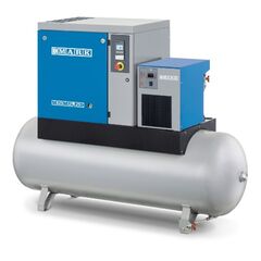  Behältermontierte Ausführung (270 l) ELMAG MARK-Schraubenkompressor MSM MAXI 5,5 D, 270/10bar, AD 2000 m. Trockner u. Steuerung ES 4000 Basic 12414225
