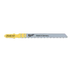  Stichsägeblätter Milwaukee Stichsägeblatt Holz splitterfreie Schnitte 75 x 2,5 mm T101B (5 Stk.) 12428359