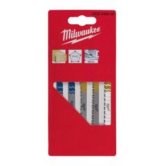  Stichsägeblätter Milwaukee Stichsägeblatt-Set 5-tlg., T-Aufnahme 12428362