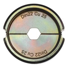  Elektrowerkzeug Systemzubehör Presswerkzeuge Milwaukee Presseinsatz DIN22 Cu 25 12440117