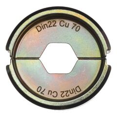  Elektrowerkzeug Systemzubehör Presswerkzeuge Milwaukee Presseinsatz DIN22 Cu 70 12440120