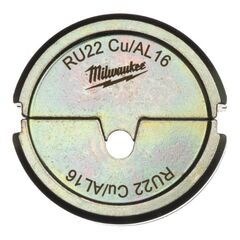  Elektrowerkzeug Systemzubehör Presswerkzeuge Milwaukee Presseinsatz RU22 Cu/Al 16 12440195