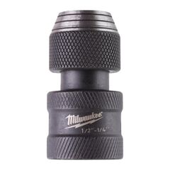  1/2" Schlagnüsse Milwaukee SHOCKWAVE Bitadapter 50 mm 1/2" Vierkant auf 1/4" Sechskant 12428315
