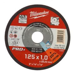  Schleifmittel/Polierzubehör Milwaukee Display Metalltrennscheiben 125 x 1 mm PRO+ 200 Stk. 12440289