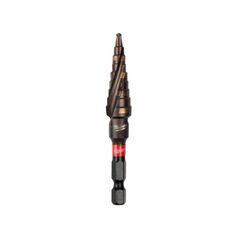  Metall Stufenbohrer Milwaukee SHOCKWAVE Stufenbohrer schlagfest 4 -12 mm, 1-mm-Stufen 12441359