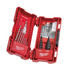  Metall Stufenbohrer Milwaukee Stufenbohrer- und Metallbohrer-Set, 10-tlg. 12441357
