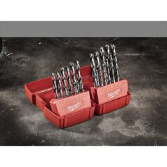  HSS-G Milwaukee Metallbohrerkassette HSS-G Thunderweb DIN 338 HSS-G 25-tlg. Kassette 12441230