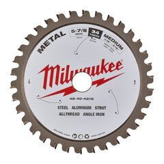  Metall Milwaukee Metall-Kreissägeblatt für Handkreissägen 135/20 mm Z30 12442383