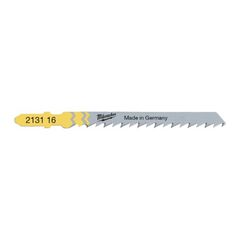  Stichsägeblätter Wood and Plastic Milwaukee Stichsägeblatt Holz schnelle Schnitte 75 x 4 mm T144D (5 Stk.) 12442295