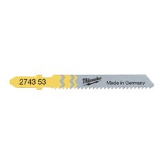  Stichsägeblätter Wood and Plastic Milwaukee Stichsägeblatt Holz und Kunststoff 50 x 2 mm T119B (5 Stk.) 12442288