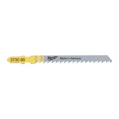  Stichsägeblätter Wood and Plastic Milwaukee Stichsägeblatt Holz für präzise, gerade Schnitte 75 x 4 mm T101DP, verstärktes Blatt (5 Stk.) 12442308