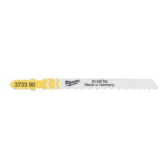  Stichsägeblätter Wood and Plastic Milwaukee Stichsägeblatt Holz splitterfreie Schnitte Bi-Metall 75 x 2,5 mm T101BF (5 Stk.) 12442303