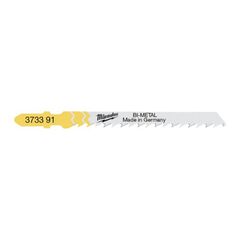  Stichsägeblätter Wood and Plastic Milwaukee Stichsägeblatt Holz schnelle Schnitte Bi-Metall 75 x 4 mm T144DF (5 Stk.) 12442297