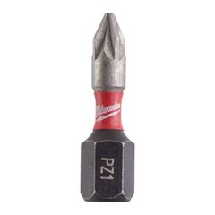  Shockwave schlagfeste Bits PZ Milwaukee Schrauberbit SHOCKWAVE Gen II (25er Pack) PZ1 / 25 mm 12442127