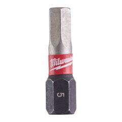  Hex Milwaukee Schrauberbit SHOCKWAVE Gen II Hex 5 / 25 mm (2 Stk.) 12442170