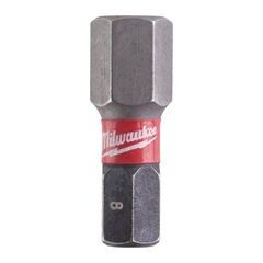  Hex Milwaukee Schrauberbit SHOCKWAVE Gen II Hex 8 / 25 mm (2 Stk.) 12442172
