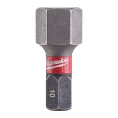 Hex Milwaukee Schrauberbit SHOCKWAVE Gen II Hex 10 / 25 mm (2 Stk.) 12442173