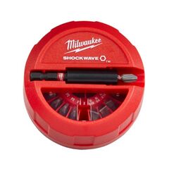  Sets Milwaukee SHOCKWAVE Bitset 15-tlg., Gen II Puck 12442178