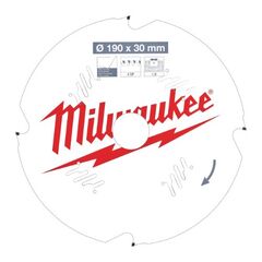  Kreissägeblätter Holz Milwaukee Kreissägeblätter für Handkreissägen 190/30 Z4 Diamant 12442356