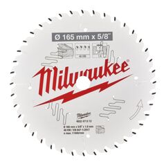  Kreissägeblätter Holz Milwaukee THIN KERF Kreissägeblätter für Akku-Handkreissägen 165/5/8 Z40 Wechselzahn 12442341
