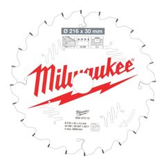  Kreissägeblätter für Kapp- und Gehrungssägen Milwaukee Kreissägeblätter für Kapp- und Gehrungssägen 216/30 Z24 Wechselzahn negativ 12442374