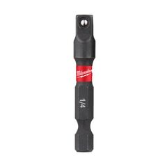  Adapter Milwaukee SHOCKWAVE Steckschlüsseleinsatz 50 mm 1/4", Sechskant auf 1/4" Vierkant 12442200
