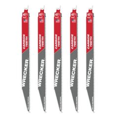  Multi Material Milwaukee Säbelsägeblatt 300x6 mm WRECKER HM (5 Stk.) 12442510