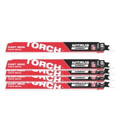  Säbelsägeblätter Metall Milwaukee Säbelsägeblatt 230 x 7 mm TORCH NITRUS (5 Stk.) 12442440