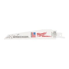  Multi Material Milwaukee Säbelsägeblatt Multimaterial 150 x 3,2 mm Wrecker, 5er Pack 12442500