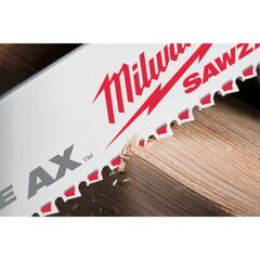  Abbruch: Holz mit Nägeln Milwaukee Säbelsägeblatt Demontage a25THE AX 300x5 mm, 25er Pack 12442424