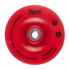  Materialabtrag Systemzubehör Milwaukee Kunststoffschleifteller 125 mm / Bohrung 14,2 mm 12442786