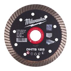  Professional Blades Milwaukee Diamanttrennscheibe DHTS 125 mm hart, dünn, geschlossen 12442560
