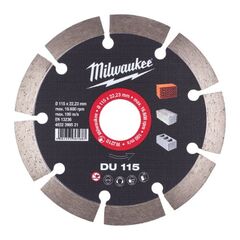  Professional Blades Milwaukee Diamanttrennscheibe DU 115 mm Universal 12442546