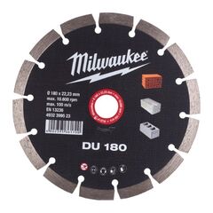  Professional Blades Milwaukee Diamanttrennscheibe DU 180 mm Universal 12442548