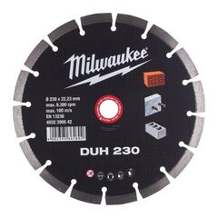  Professional Blades Milwaukee Diamanttrennscheibe DUH 230 mm für harte Materialien 12442555