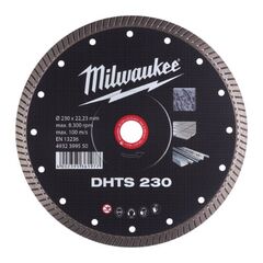  Professional Blades Milwaukee Diamanttrennscheibe DHTS 230 mm hart, dünn, geschlossen 12442561