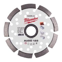  Premium SpeedCross Sägeblätter Milwaukee Speedcross Diamanttrennscheibe AUDD 125 mm für abrasive Materialien 12442541