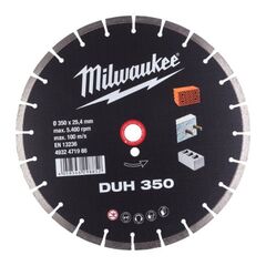  Professional Blades Milwaukee Diamanttrennscheibe DUH 350 mm für harte Materialien 12442554