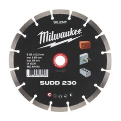  Professional Blades Milwaukee Diamant-Trennscheibe Silent SUDD230 12442572