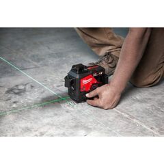  Akkugeräte Laser Milwaukee Kreuzlinienlaser 3 x 360° M123PL-401C, 1 Akku, Transportkoffer 12442843