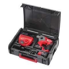  Bohren und Meißeln SDS-Plus Milwaukee Akku-Bohrhammer M12 CH-202X, 2 Akkus 4 Ah, HD Box 12442916