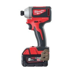  Befestigen Schlagschrauber Milwaukee Bürstenloser Akku-Schlagschrauber 1/4" M18 BLID2-502X, 2 Akkus, HD Box 12442963